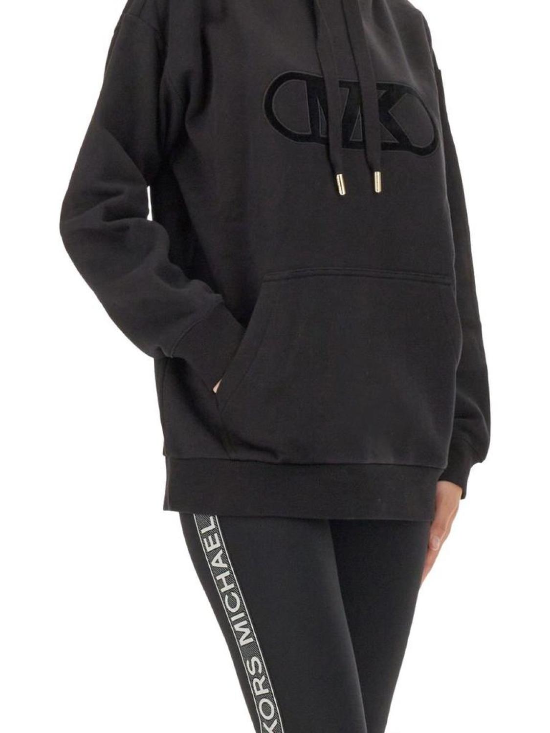 Michael Michael Kors Logo Detailed Drawstring Hoodie