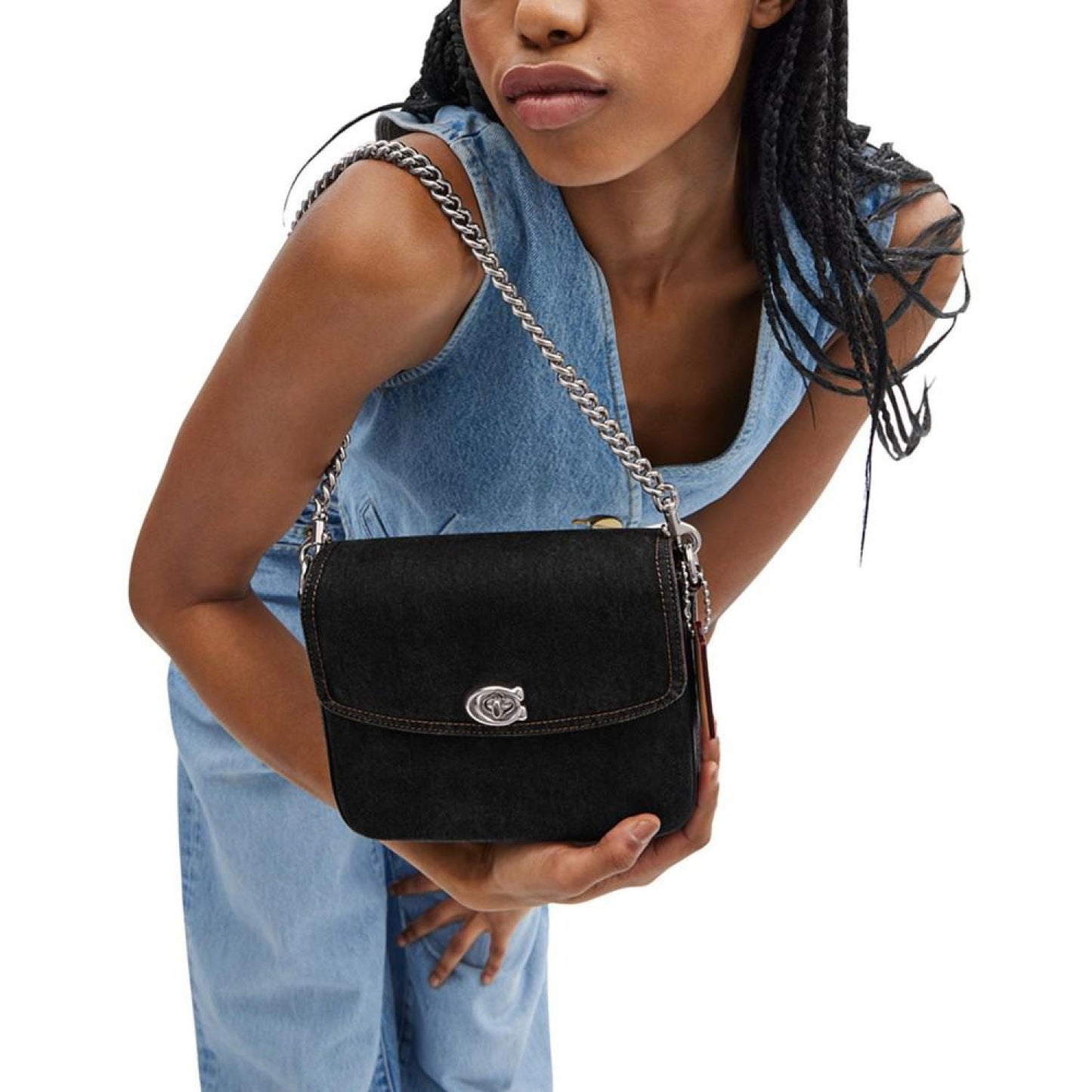 Cassie 19 Denim Mini Crossbody