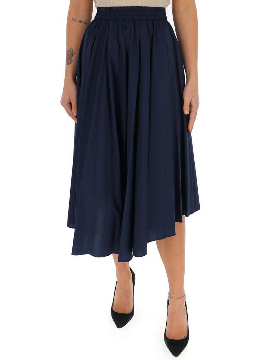 Michael Michael Kors Asymmetric Draped Midi Skirt