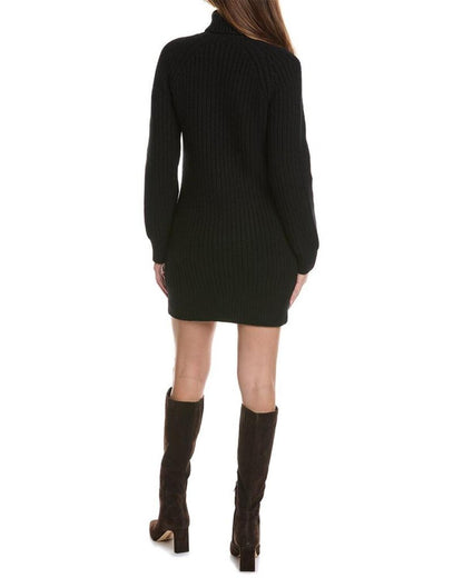 Michael Kors Collection Shaker Turtleneck Cashmere Dress