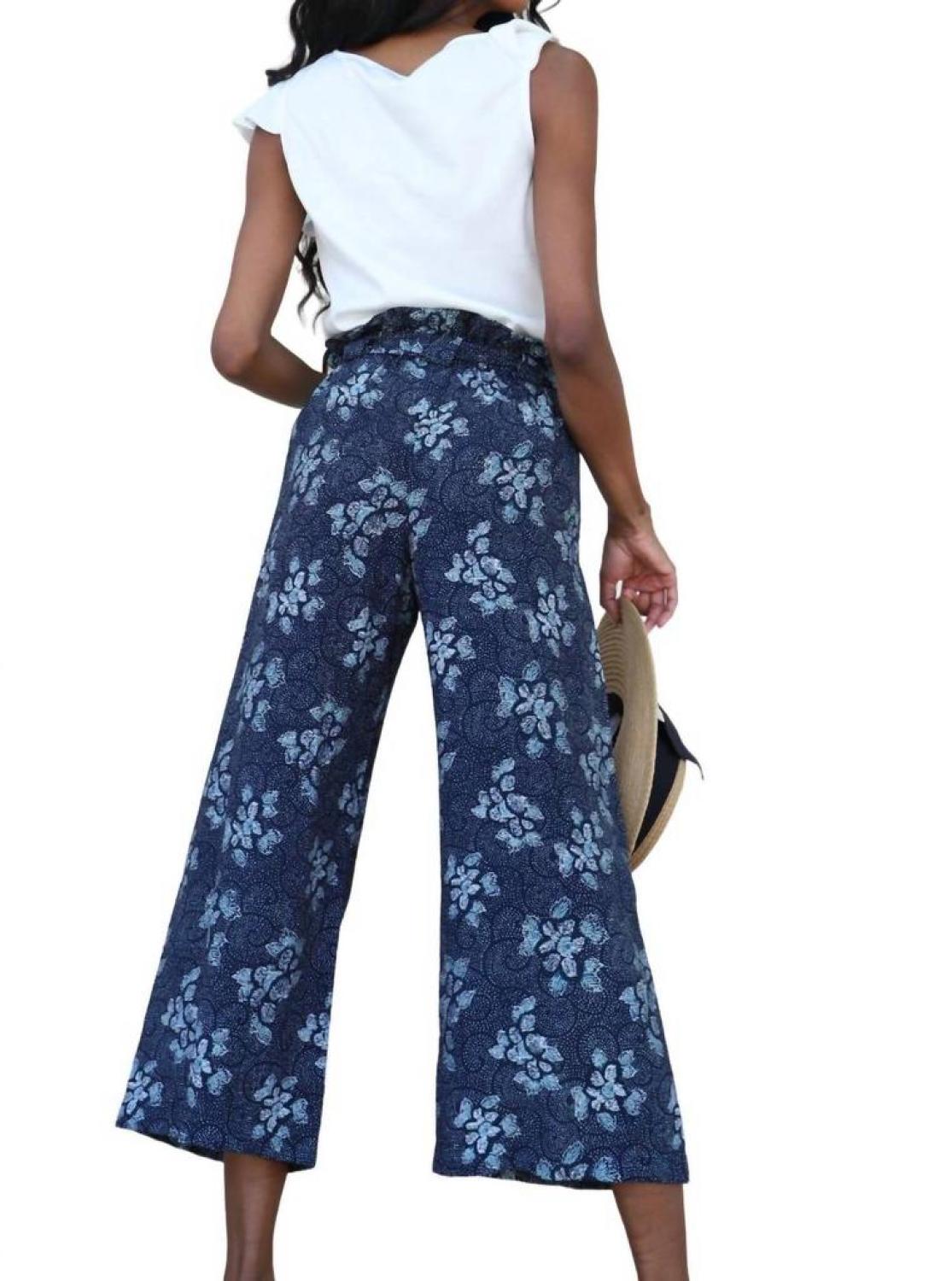 Lucas Wide Leg Pant In Bali