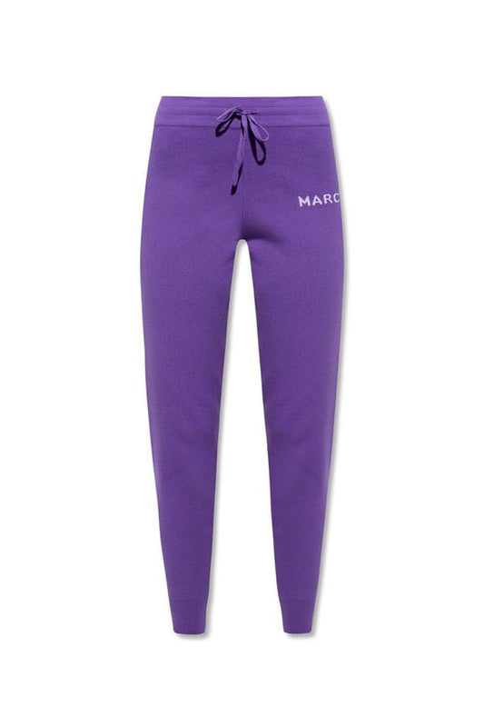 Marc Jacobs Knitted Logo-Printed Drawstring Sweatpants