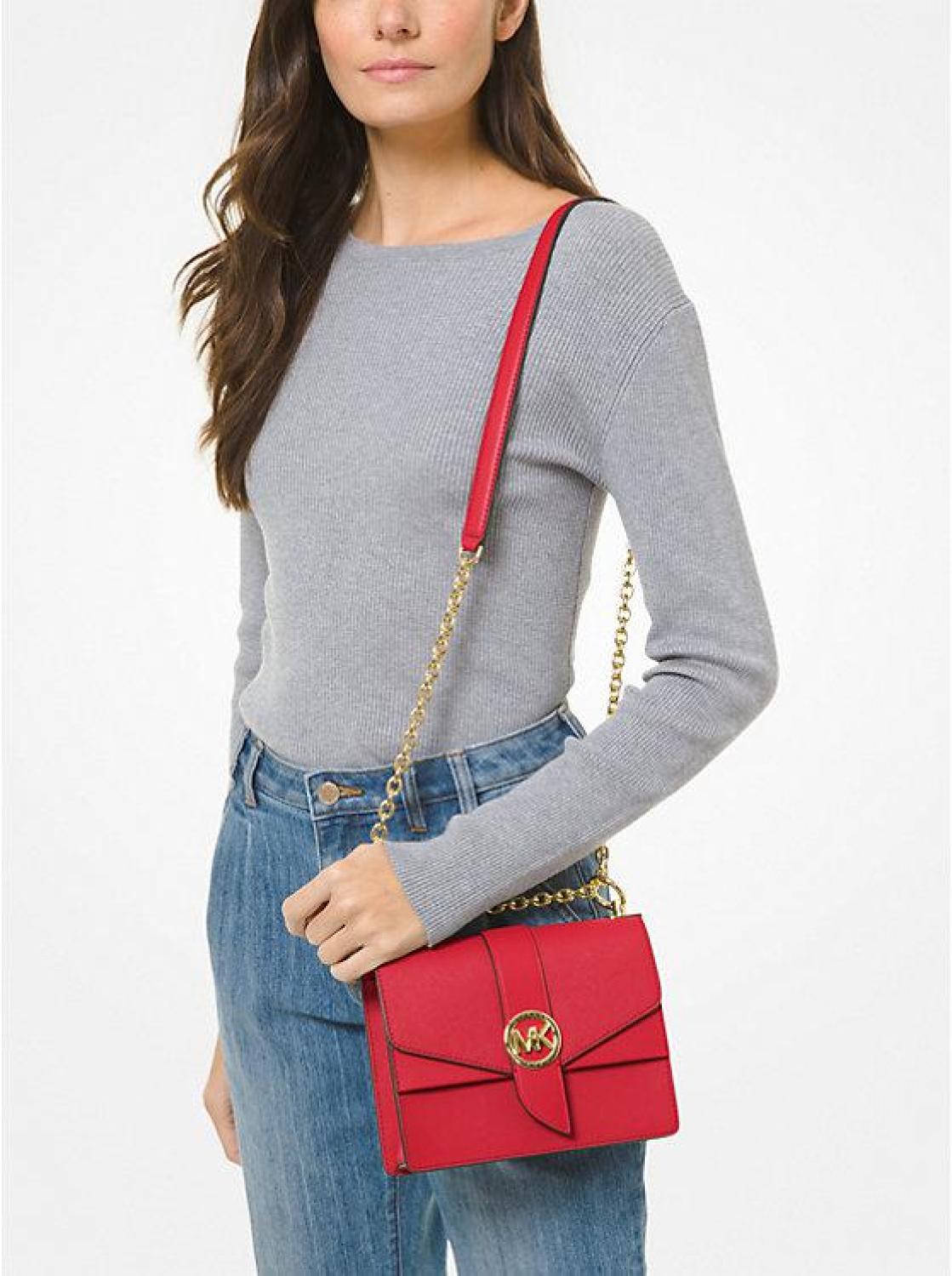 Greenwich small saffiano 2025 leather crossbody bag