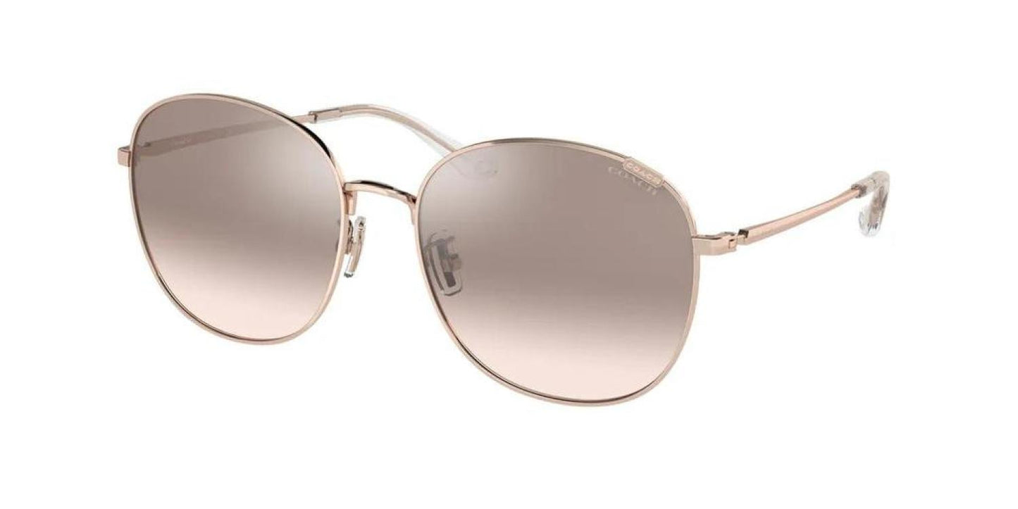 Coach Women's 57mm Shiny Rose Gold Sunglasses