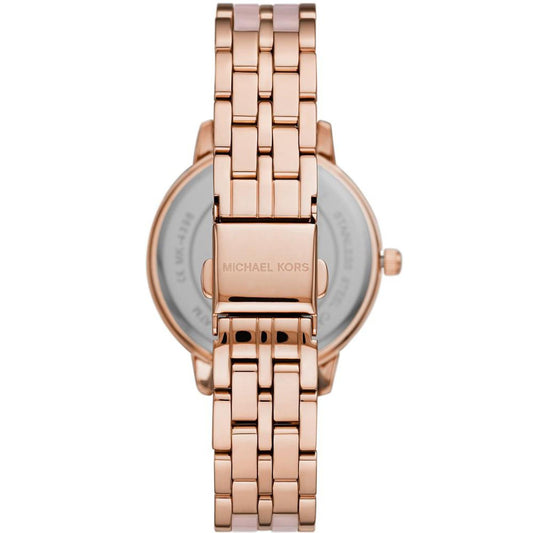 Women's Melissa Three-Hand Rose Gold-Tone Stainless Steel Bracelet Watch 36mm