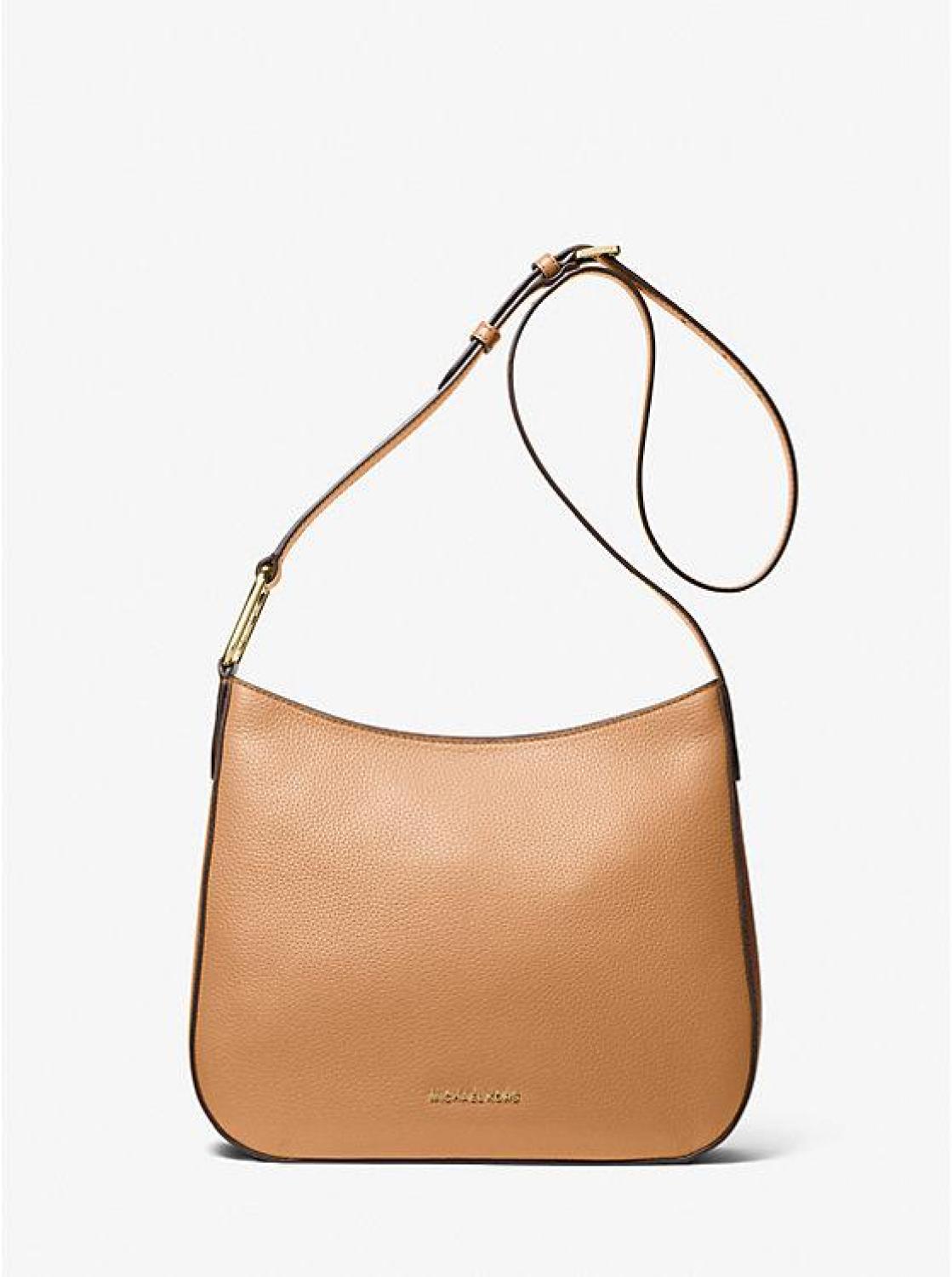 Kensington Large Pebbled Leather Crossbody Bag