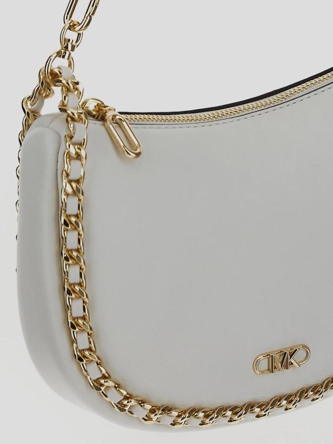 Michael Michael Kors Logo Plaque Zip-Up Shoulder Bag