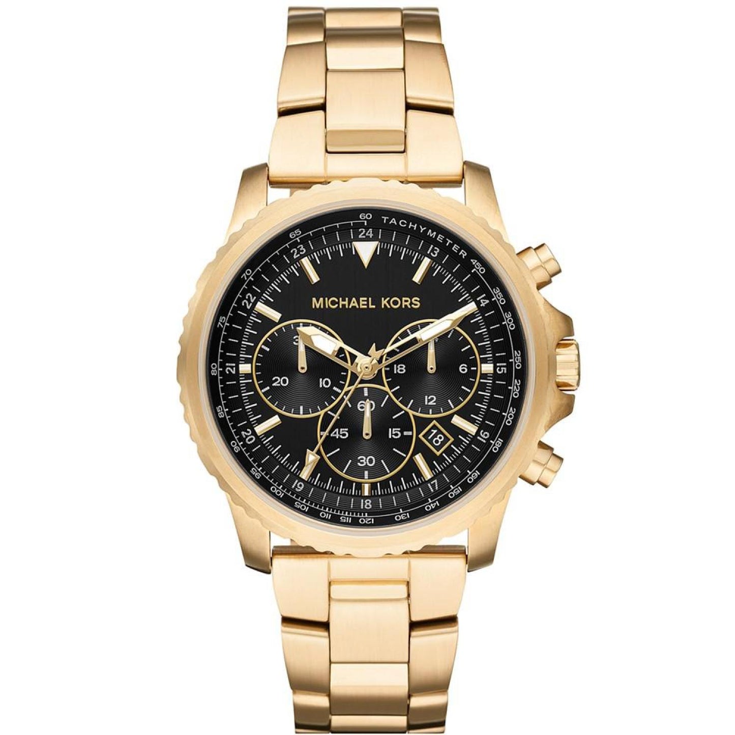 Men's Chronograph Cortlandt Gold-Tone Stainless Steel Bracelet Watch 42mm