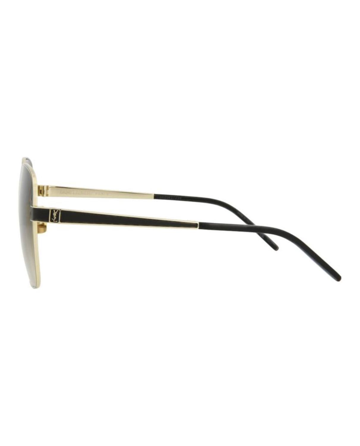 Square/Rectangle-Frame Metal Sunglasses