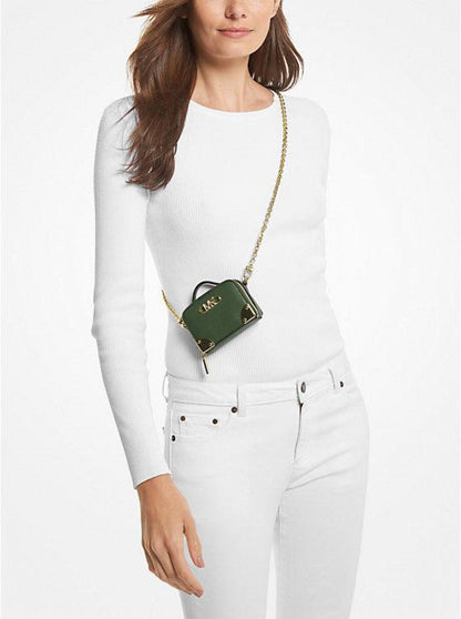 Estelle Micro Pebbled Leather Crossbody Bag