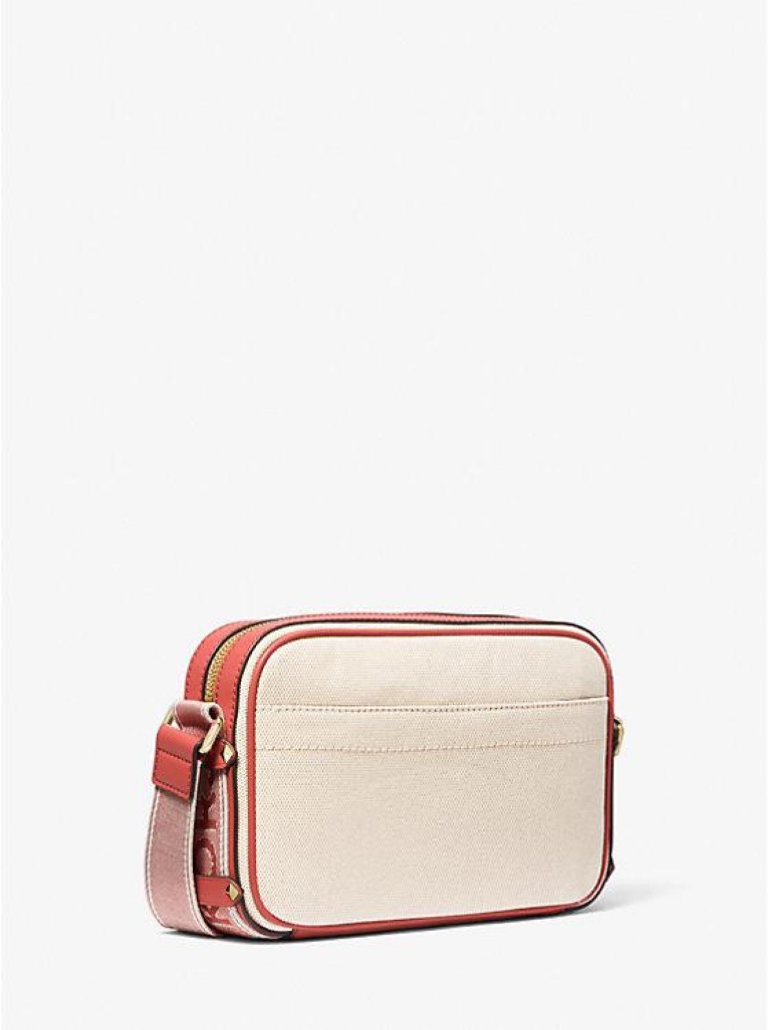 Maeve Large Canvas and Smooth Crossbody Bag