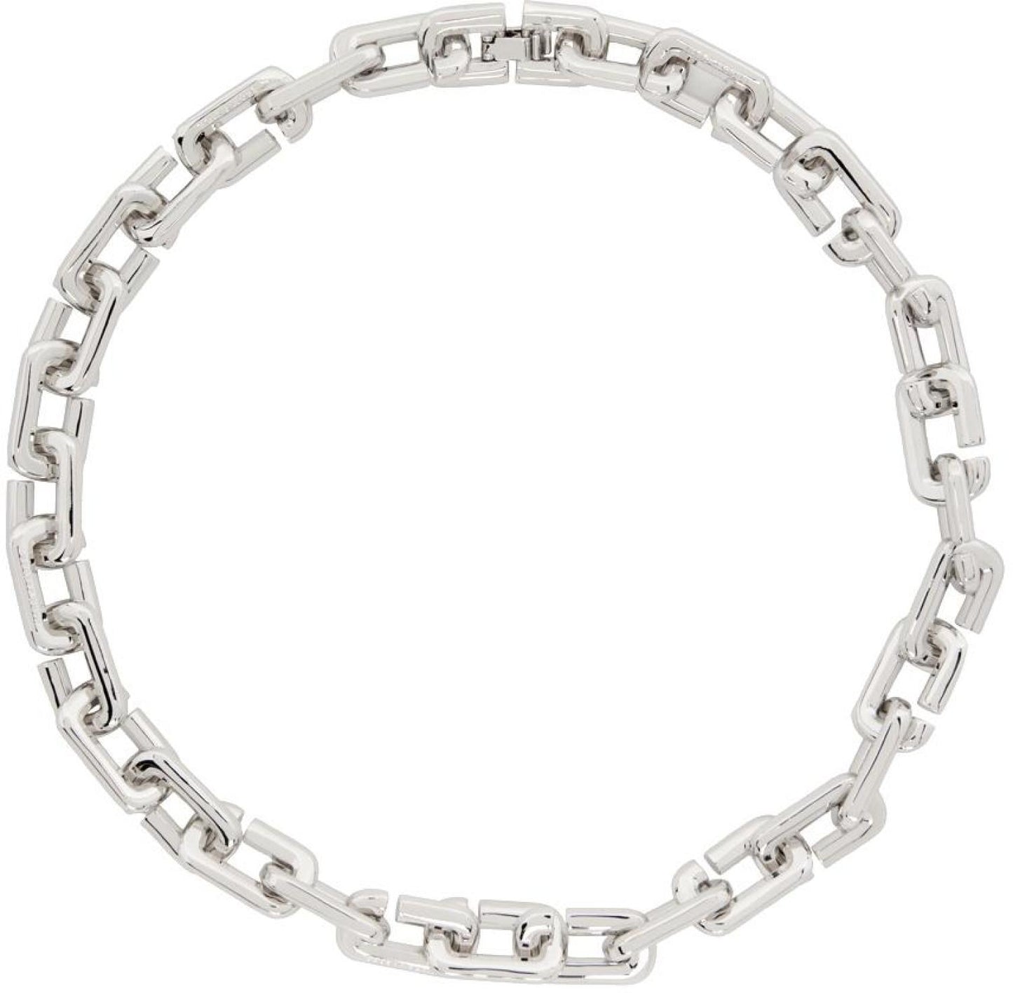 Silver 'The J Marc Chain Link' Necklace