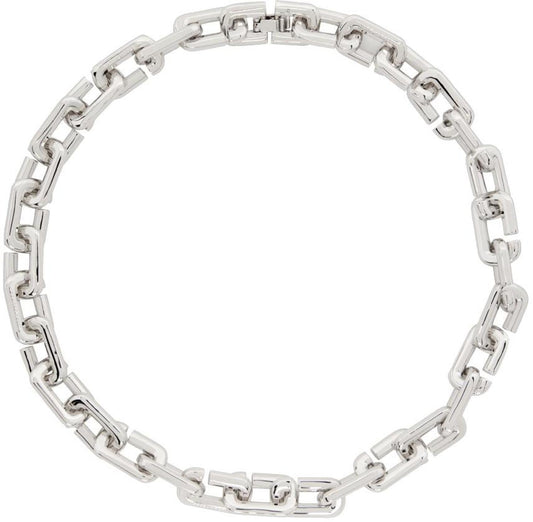 Silver 'The J Marc Chain Link' Necklace