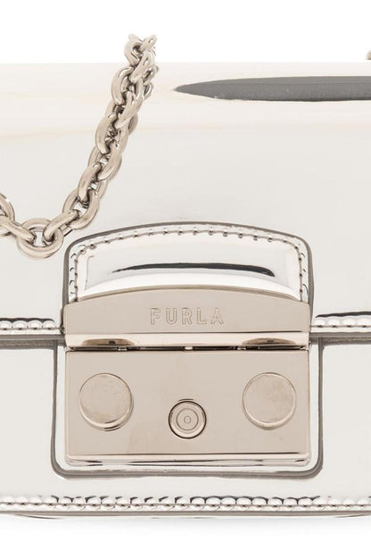 Furla Metropolis Logo Engraved Mini Crossbody Bag