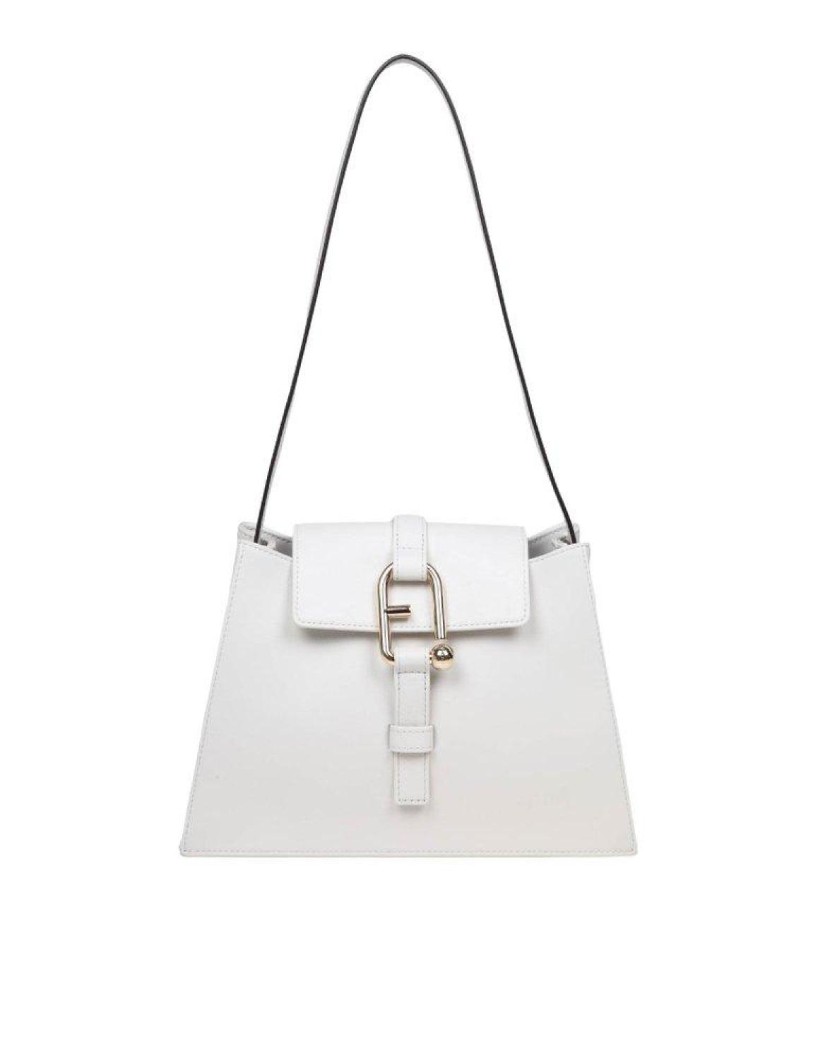 Furla Nuvola Logo Buckle Small Shoulder Bag