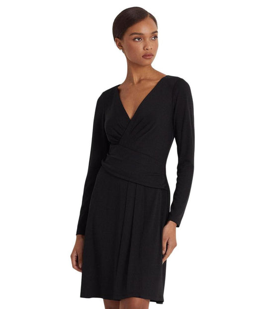 Stretch Jersey Surplice Dress