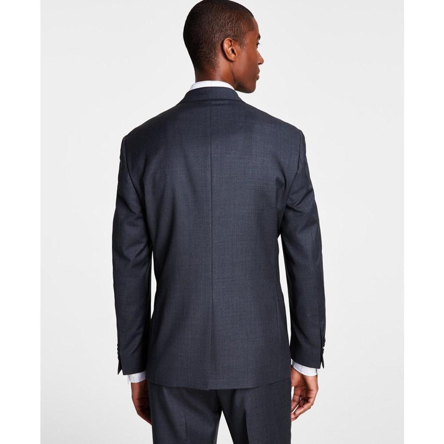 Men's Classic-Fit Wool Stretch Solid Suit Jacket