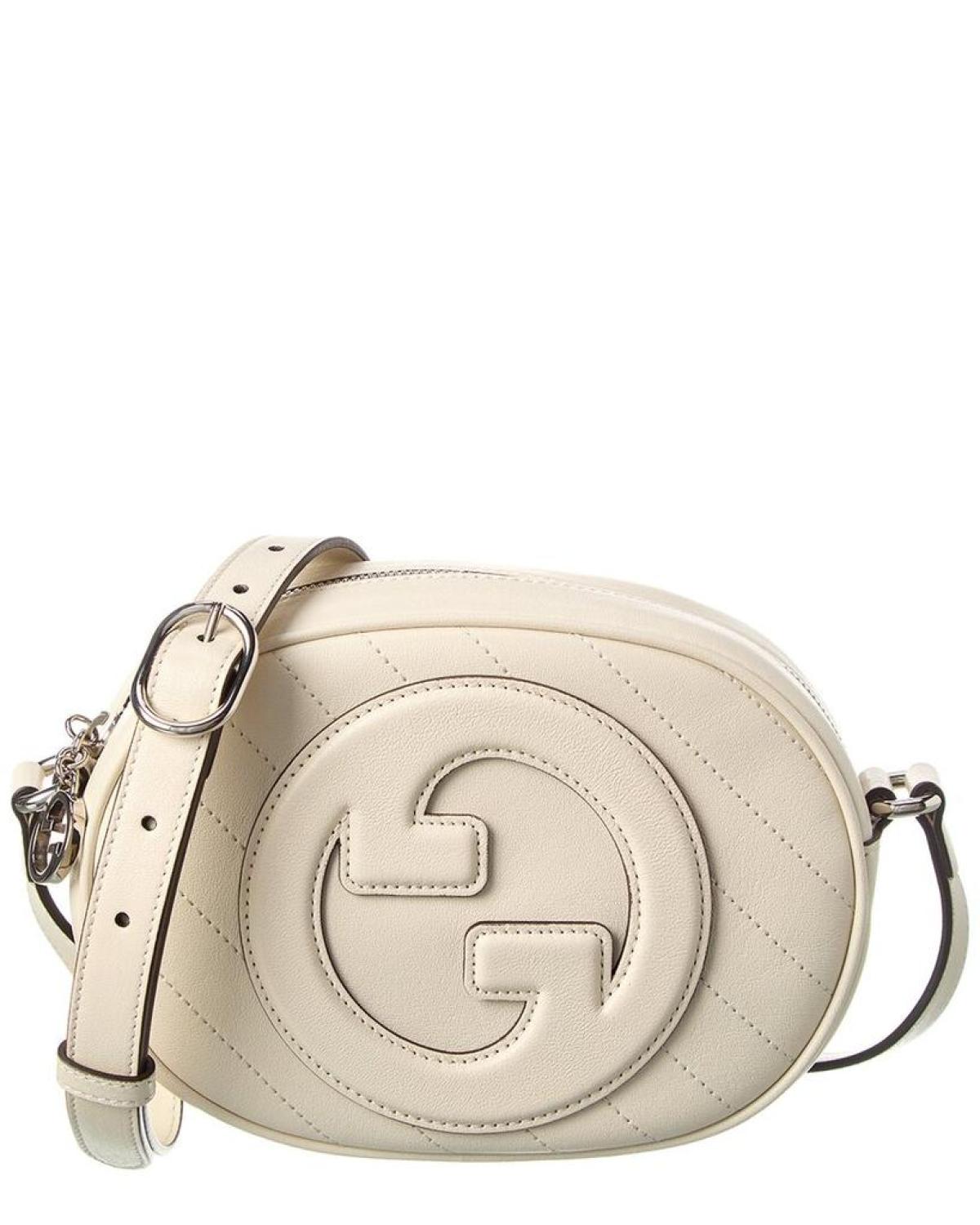 ! Gucci Black Leather Shoulder Bag