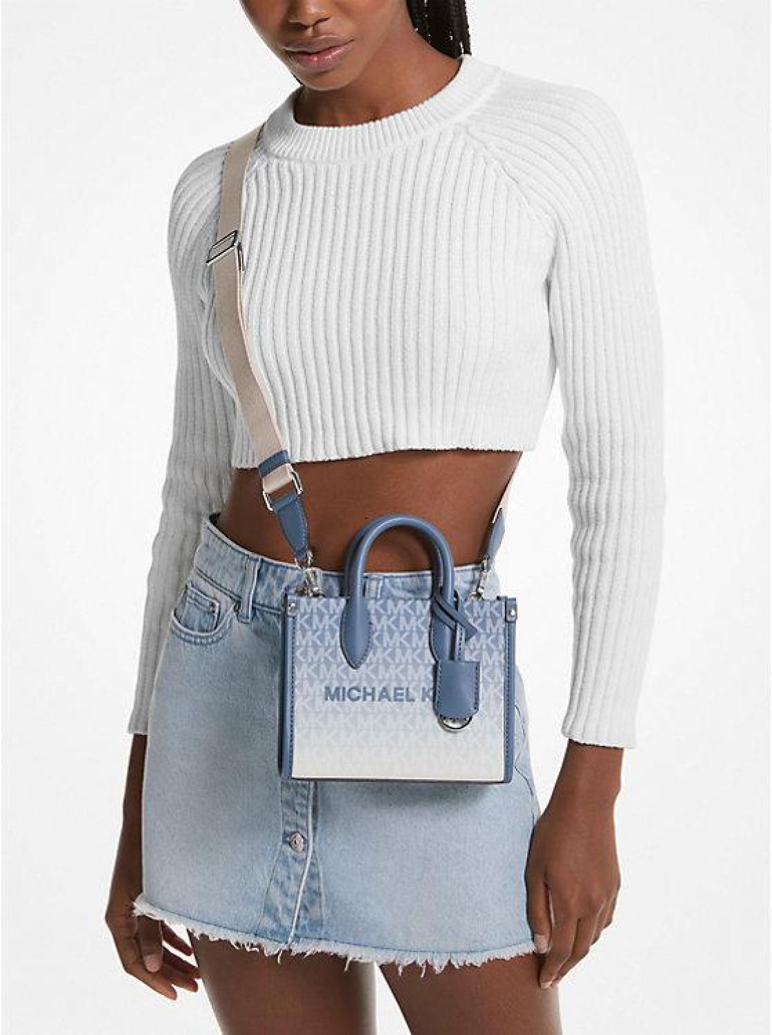 Mirella Extra-Small Ombré Signature Logo Crossbody Bag