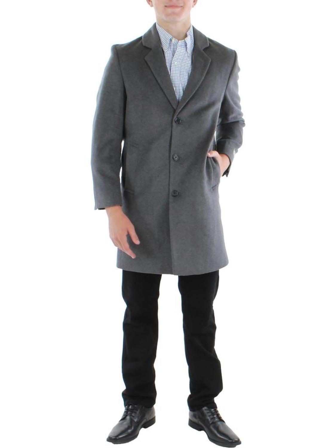 Madison Mens Modern Fit Cold Weather Long Coat