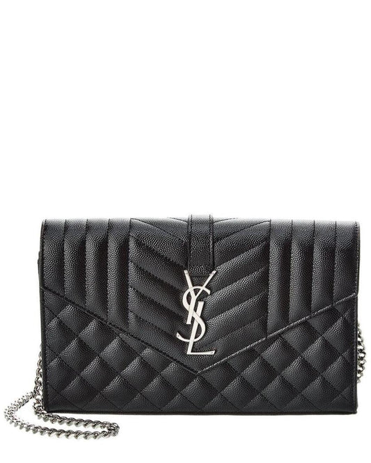 Saint Laurent Chain Wallet Leather Crossbody