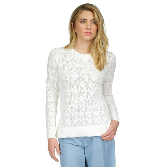 Women's MK Mesh-Stitch Sweater, Regular & Petite