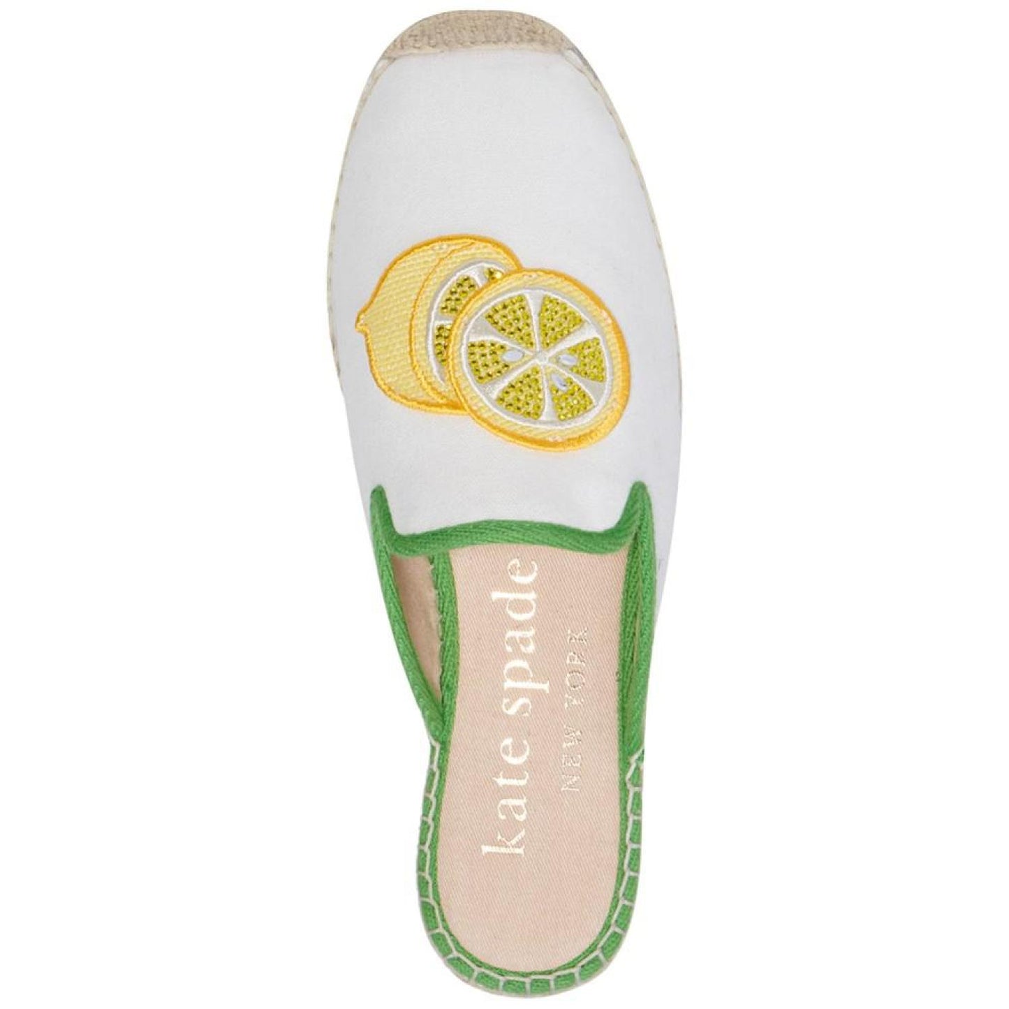 Women's Azure Lemon Espadrille Mule Flats