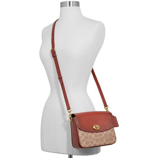 Coated Canvas Signature Cassie Crossbody