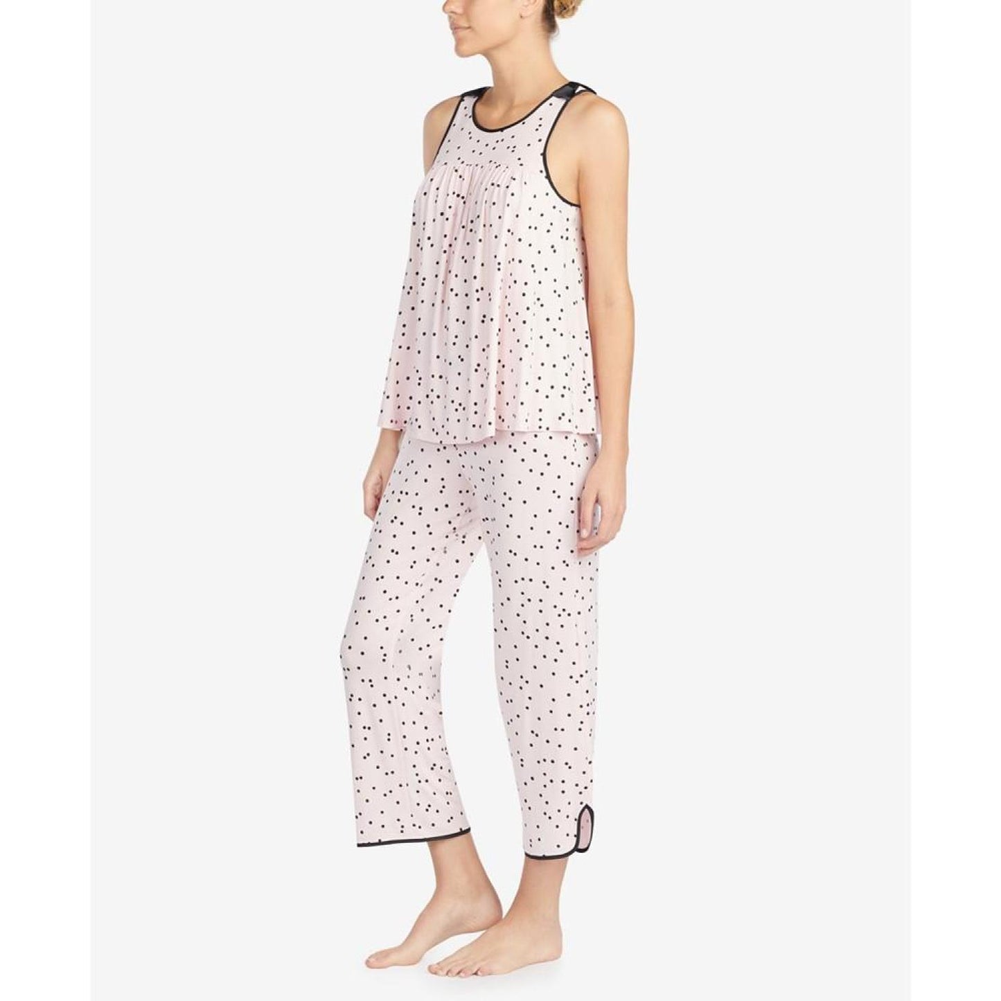 Women's Sleeveless Modal Knit Capri Pajama Set