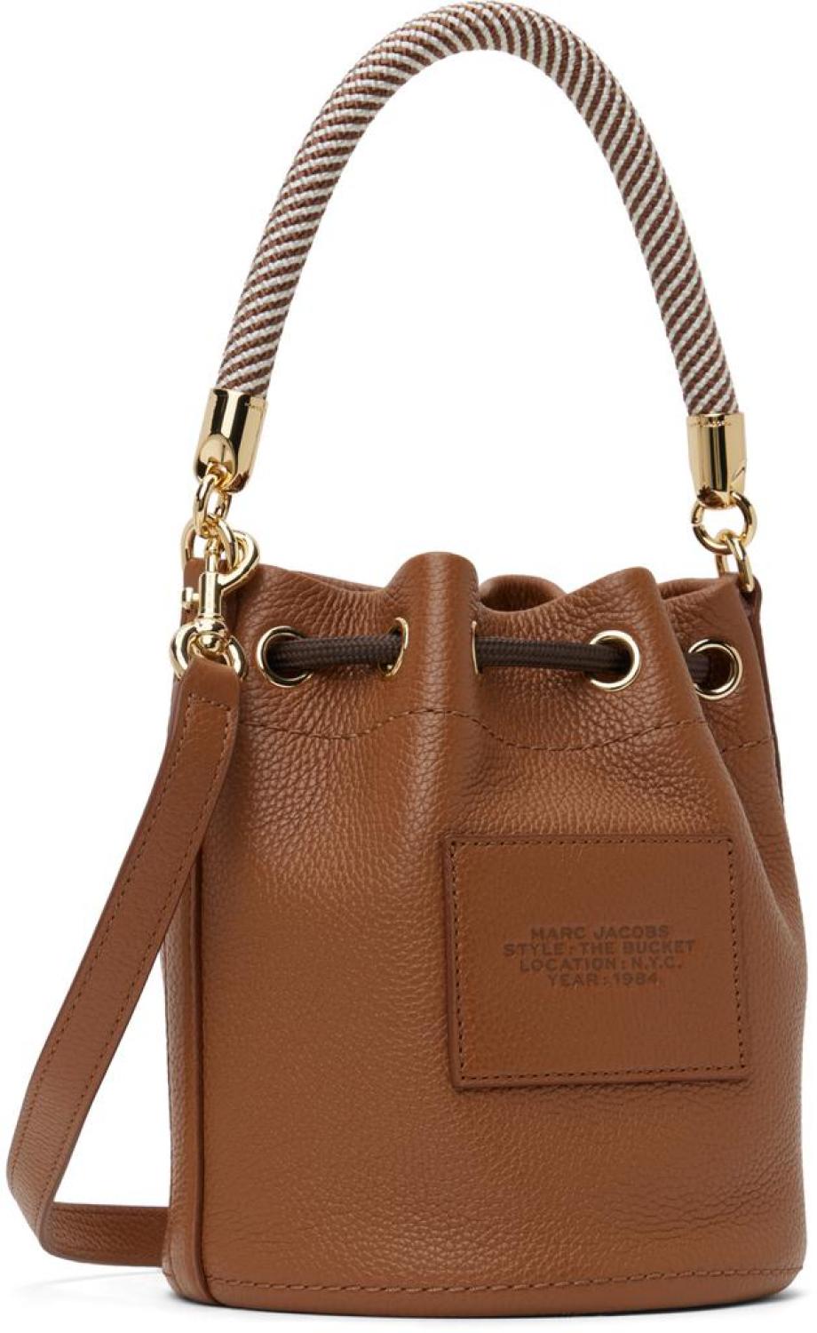 Brown 'The Leather Bucket' Bag