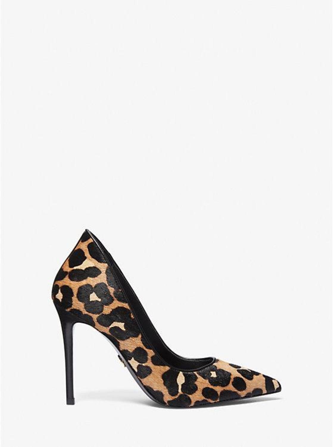 Keke Leopard Print Calf Hair Pump