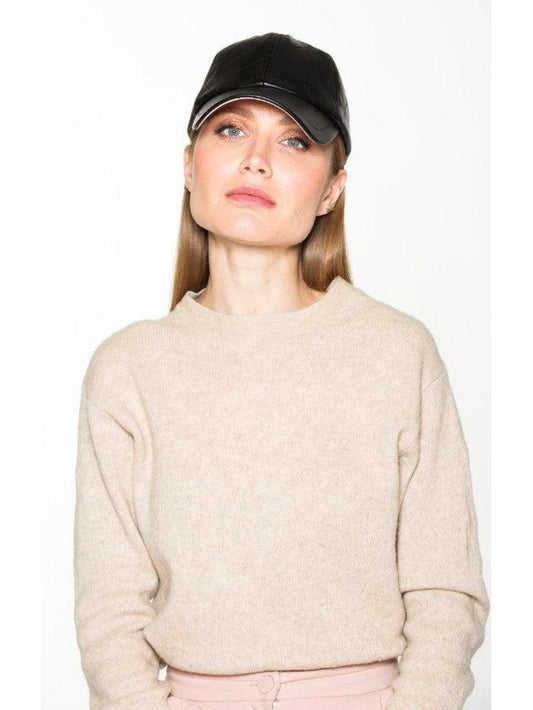 Samantha Pleather Baseball Hat