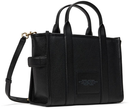 Black 'The Leather Medium' Tote