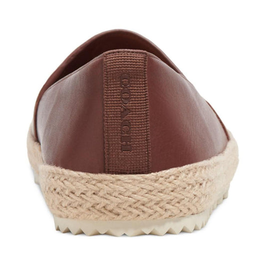 Men's Signature Leather Slip On Espadrilles