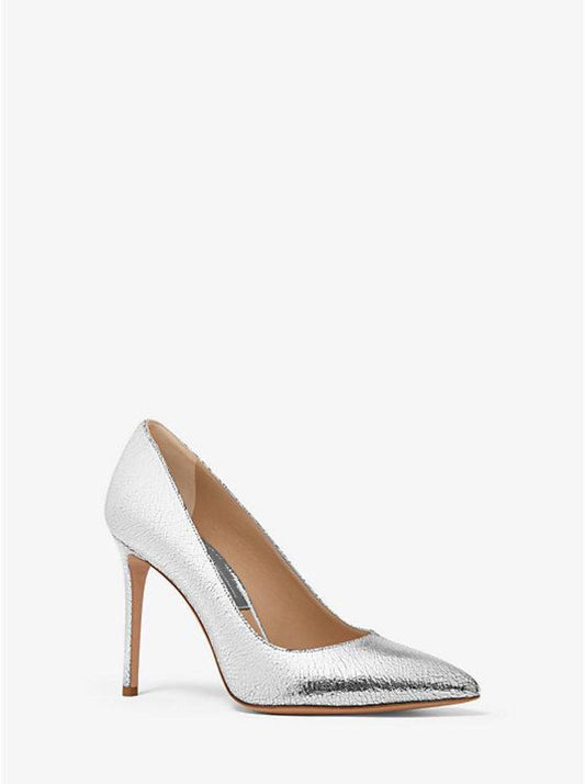 Gretel Crackled Leather Pump