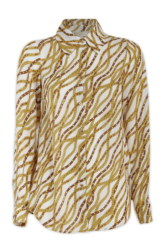 Michael Michael Kors Status Print Georgette Blouse