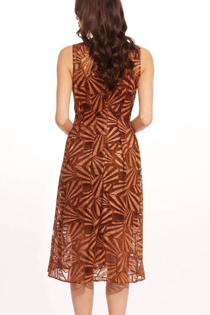 Citi Dress In Copper Lace