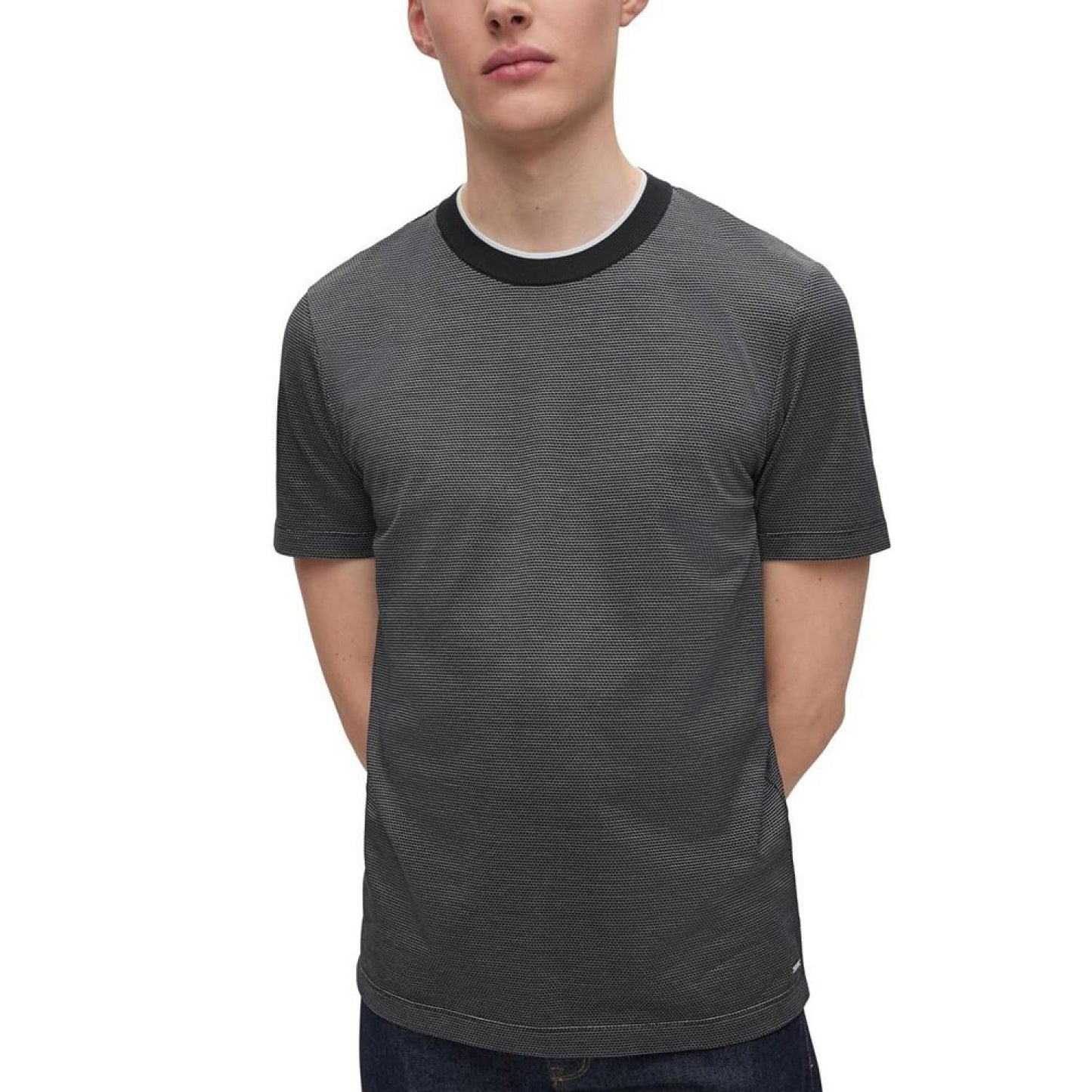 Men's Cotton and Silk T-shirt