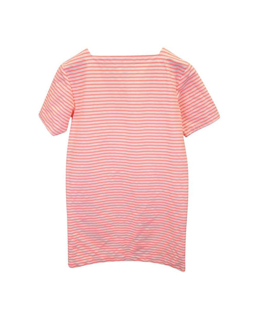 Marc by Marc Jacobs Striped Mini Dress in Beige Cotton