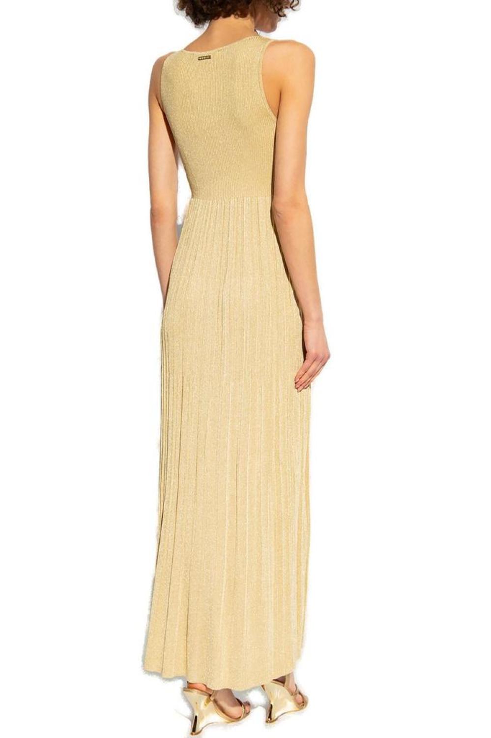 Michael Michael Kors Pleated Sleeveless Dress