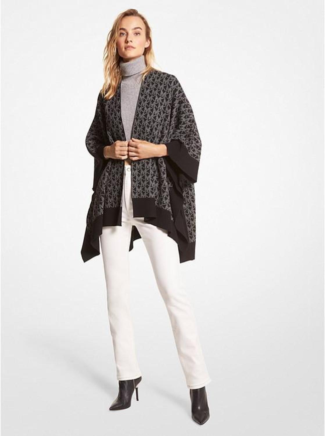 Logo Jacquard Poncho