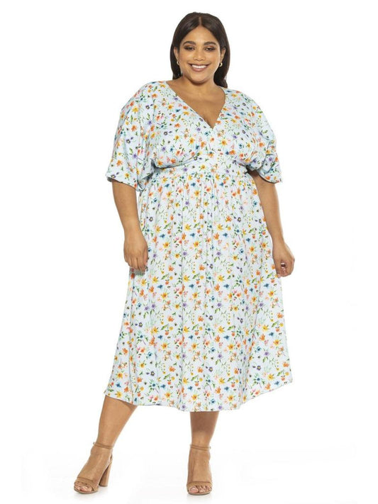 August Midi Dress - Plus Size