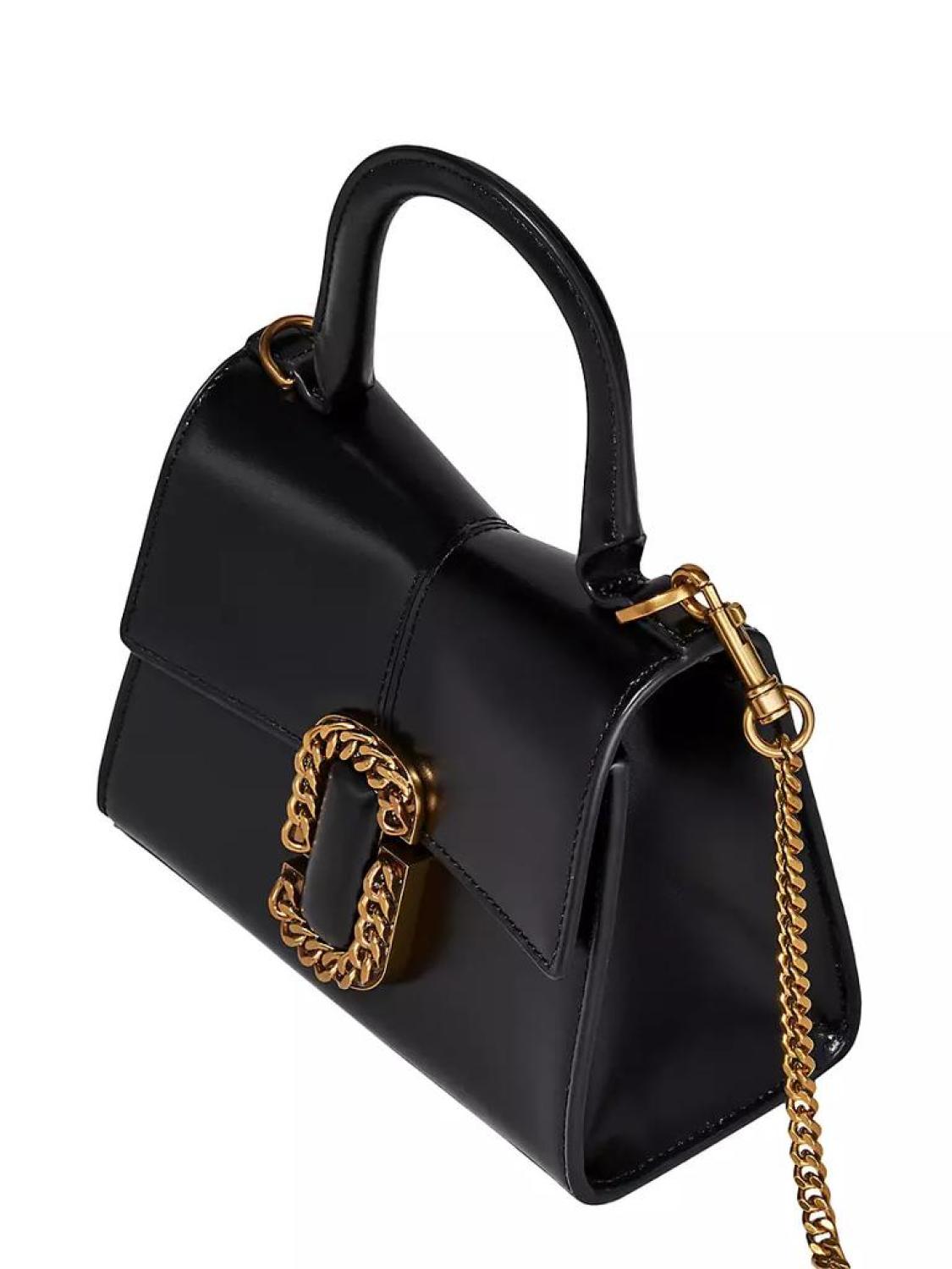 The Mini St. Marc Leather Top-Handle Bag