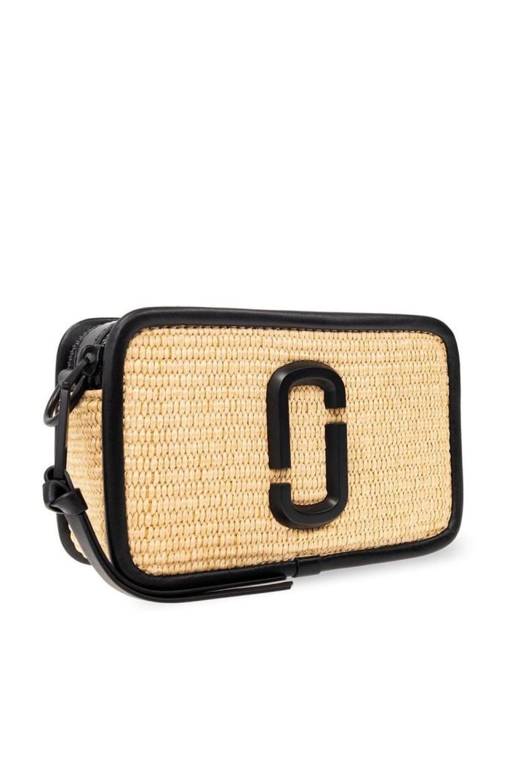 Marc Jacobs Logo Plaque Woven Crossbody Bag