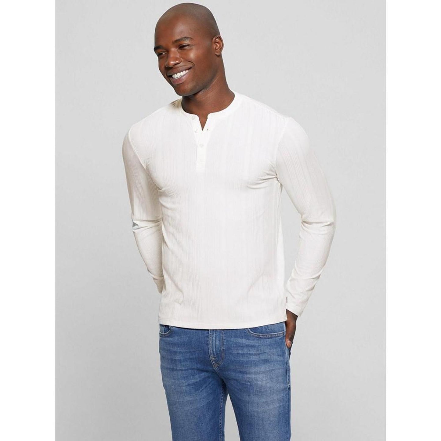 Men's Brentwood Rib Knit Henley T-shirt