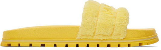 Yellow 'The Terry Slide' Sandals