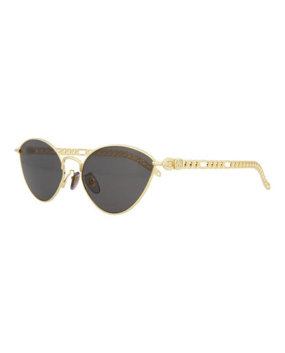 Cat Eye-Frame Metal Sunglasses