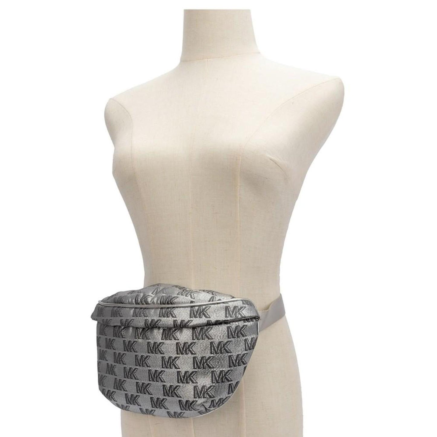 Women's Metallic Logo Jacquard Belt Bag