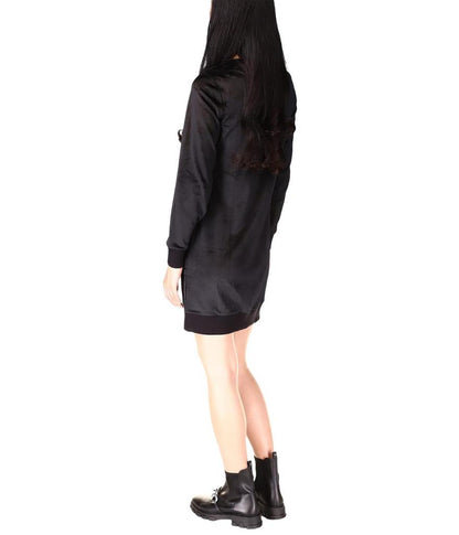 Long Sleeve Velour Tunic Dress