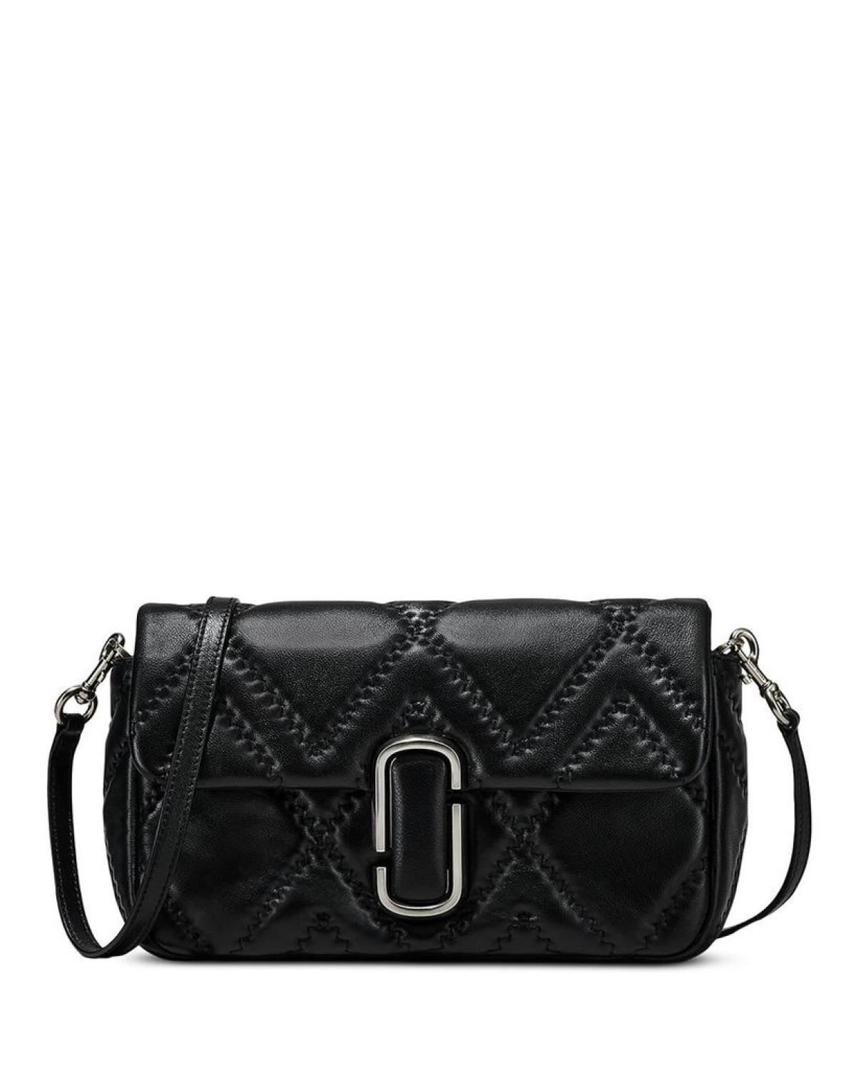 The Large Quilted Leather J Marc Shoulder Bag